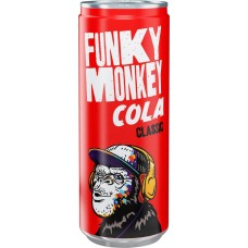 Напиток ФАНКИ МАНКИ КОЛА КЛАССИК сильногазированный, 0.33л в магазинах Лента