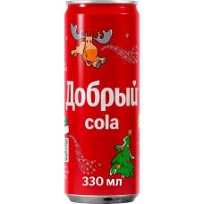 Напиток ДОБРЫЙ Кола сильногазированный, 0.33л в магазинах Лента