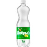 Напиток ДОБРЫЙ Лимон, лайм сильногазированный, 1л