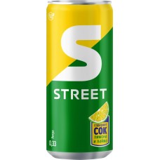 Напиток STREET сильногазированный, 0.33л в магазинах Лента