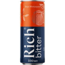 Напиток RICH Мандарин сильногазированный, 0.33л в магазинах Лента