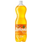 Напиток ДОБРЫЙ Апельсин с витамином С сильногазированный, 1.5л