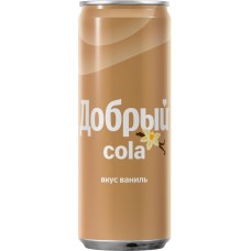 Напиток ДОБРЫЙ Cola Ваниль газированный, 0.33л в магазинах Лента