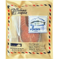 Лосось замороженный РЫБНАЯ МАРКА стейк, 500г в магазинах Лента
