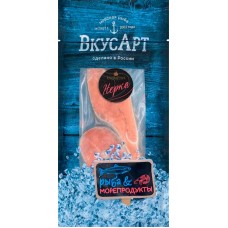 Нерка замороженная ВКУСАРТ стейк, 500г в магазинах Лента