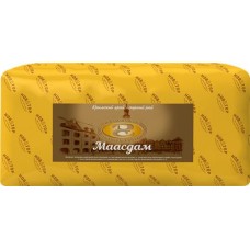 Продукт белково-жировой полутвердый ТЗ ДЖАНКОЙСКИЙ СЫР Маасдам 45%, с змж, весовой в магазинах Лента