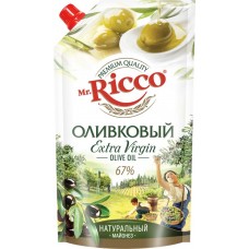Майонез MR.RICCO Оливковый 67%, 400мл в магазинах Лента