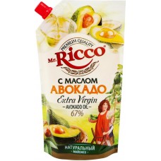 Майонез MR.RICCO Organic с маслом авокадо 67%, 400мл в магазинах Лента