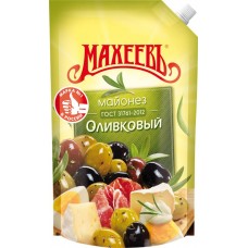 Майонез МАХЕЕВЪ Оливковый 50,5%, 800мл в магазинах Лента