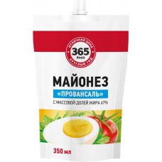 Майонез 365 ДНЕЙ 67%, 350мл в магазинах Лента