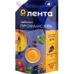 Майонез ЛЕНТА Провансаль 67%, 380мл