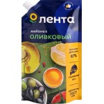 Майонез ЛЕНТА Оливковый 67%, 380мл
