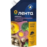 Майонез ЛЕНТА на перепелиных яйцах 67%, 240мл