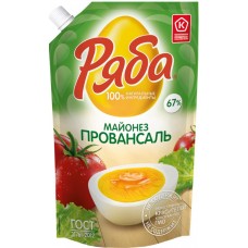 Майонез РЯБА Провансаль 67%, 630г в магазинах Лента