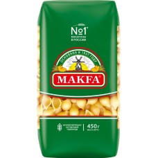 Макароны MAKFA Ракушки, 450г в магазинах Лента
