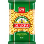 Макароны MAKFA Рожки гладкие высший сорт, 450г