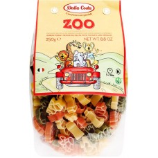 Макароны DALLA COSTA Зоопарк со шпинатом и томатами без яиц, 250г в магазинах Лента