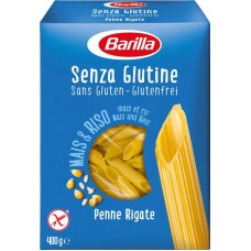 Макароны безглютеновые BARILLA Gluten Free Penne Rigate, 400г в магазинах Лента