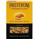 Макароны PASTERONI Pipe Rigate №126 группа А высший сорт, 400г