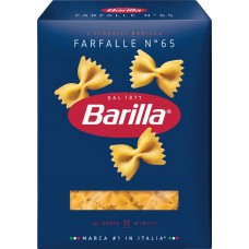 Макароны BARILLA Farfalle n.65 из твердых сортов пшеницы группа А высший сорт, 400г в магазинах Лента