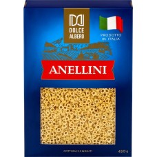 Макароны DOLCE ALBERO Anellini твердые сорта, 450г в магазинах Лента