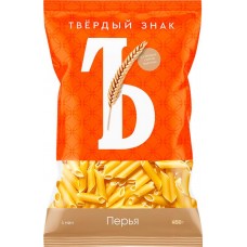 Макароны ТВЕРДЫЙ ЗНАК Перья рифленые группа А, высший сорт, 450г в магазинах Лента