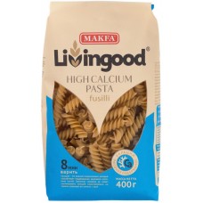 Макароны MAKFA Livingood Fusilli c водорослями и растительным кальцием, 400г в магазинах Лента