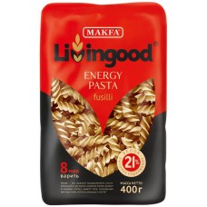 Макароны MAKFA Livingood Fusilli высокобелковые, 400г в магазинах Лента