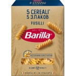 Макароны BARILLA 5 Cereali Fusilli, со злаковой смесью, первый сорт группа А, 450г