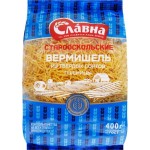 Макароны СЛАВНА Вермишель группа А, высший сорт, 400г