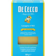 Макароны DE CECCO Lasagna №502, 500г в магазинах Лента
