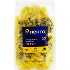 Макароны ЛЕНТА Перья группа А, высший сорт, 450г в магазинах Лента