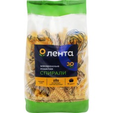 Макароны ЛЕНТА Спирали группа А, высший сорт, 450г в магазинах Лента