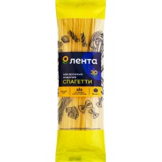 Макароны ЛЕНТА Спагетти группа А, высший сорт, 450г в магазинах Лента