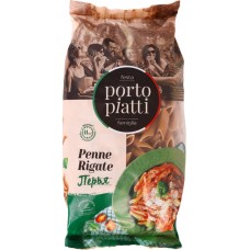 Макароны цельнозерновые PORTO PIATTI Penne Rigate Перья, 450г в магазинах Лента