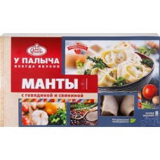 Манты У ПАЛЫЧА с говядиной и свининой, категория В, 440г в магазинах Лента