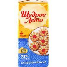 Маргарин ЩЕДРОЕ ЛЕТО Сливочный 72%, 500г в магазинах Лента
