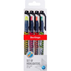 Набор текстовыделителей BERLINGO Textline HL450 4 цвета Арт. T4020 в магазинах Лента