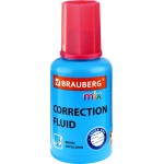 Жидкость корректирующая BRAUBERG Mix быстросохнущая, с кисточкой Арт. 229074, 20мл Жидкость корректирующая BRAUBERG Mix быстросохнущая, с кисточкой Арт. 229074, 20мл