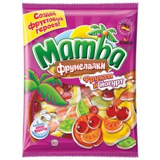 Мармелад жевательный MAMBA Фрумеладки Фрукты и йогурт, 140г в магазинах Лента