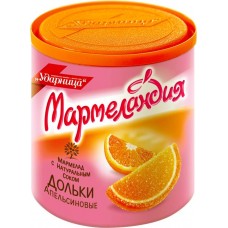 Мармелад МАРМЕЛАНДИЯ Апельсиновые дольки, 250г в магазинах Лента