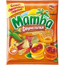 Мармелад жевательный MAMBA Фрумеладки сочный центр, 140г в магазинах Лента
