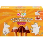 Кондитерский конструктор ЛЕНТА KIDS Шоколадные грибочки, 45г