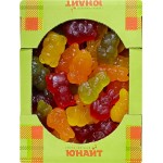 Мармелад жевательный ЮНАЙТ В гостях у сказки со вкусом апельсина, ананаса, вишни, яблоко, 500г