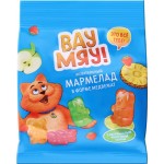 Мармелад жевательный ВАУ МЯУ! Медвежата со вкусом яблока/лимона/клубники/ананаса, 70г