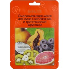 Маска для лица SKINLITE Омолаживающая с коллагеном и тропическими фруктами, 19мл в магазинах Лента