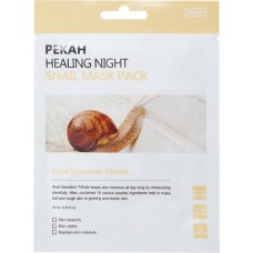 Маска для лица PEKAH Healing Night Восстанавливающая с муцином улитки, 25мл в магазинах Лента