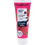 Маска-крем для лица COMPLIMENT Клубника и личи увлажнение и комфорт, 130мл Маска-крем для лица COMPLIMENT Клубника и личи увлажнение и комфорт, 130мл