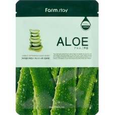 Маска для лица FARMSTAY с экстрактом алоэ, тканевая, 23мл в магазинах Лента