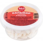 Кальмар 365 ДНЕЙ в рассоле соломка, 180г